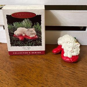 Hallmark Keepsake Ornament “Cat Naps Clip-On” - Dated 1995 VINTAGE